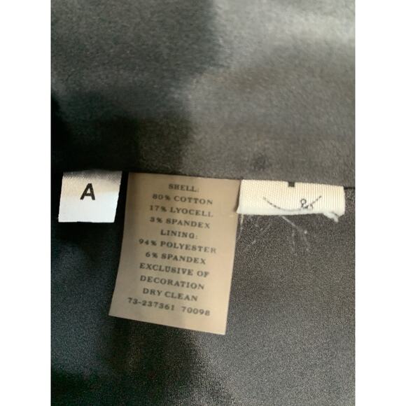 Ann Taylor Women’s 8P Black Velvet Blazer Jacket Open Front Long Sleeve Petite - Picture 7 of 7